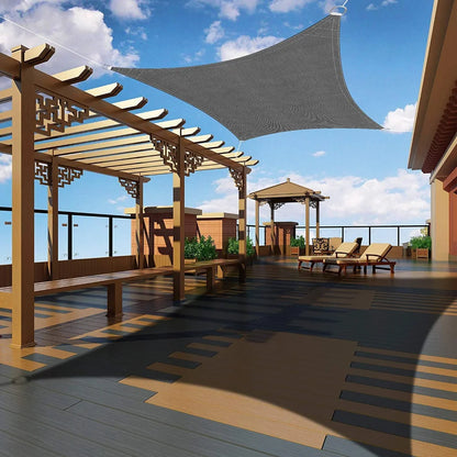 4x2/3/5/6M Waterproof Rectangular Sun Sail Canopy for UV Protection