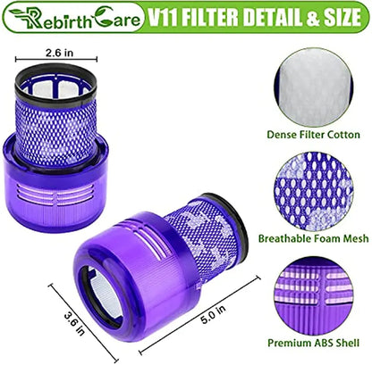 Washable Dyson V11 V15 filter Hepa Filter Vacuum cleaner