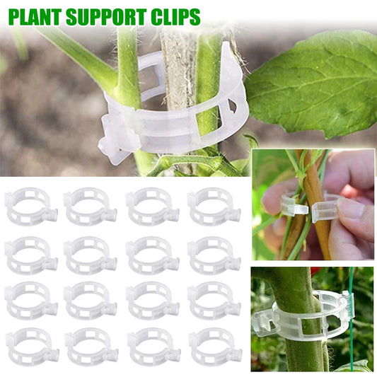 Reusable Plant Clips for Supporting Vines and Tomato Stems