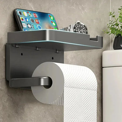 Toilet Paper Holder Plastic Storage Rack