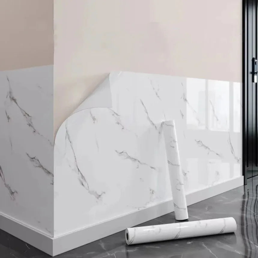 Modern Waterproof Marble Wallpaper Self Adhesive Foil