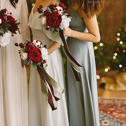 Artificial Roses with Stem - Fake Flowers for DIY Decor
