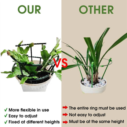 2/4PCS Plastic Plant Support Pile Frame Greenhouse Climbing Bracket