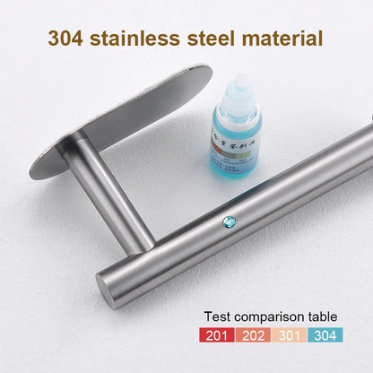 Stainless Steel Paper Towel Holder Adhesive Toilet Roll
