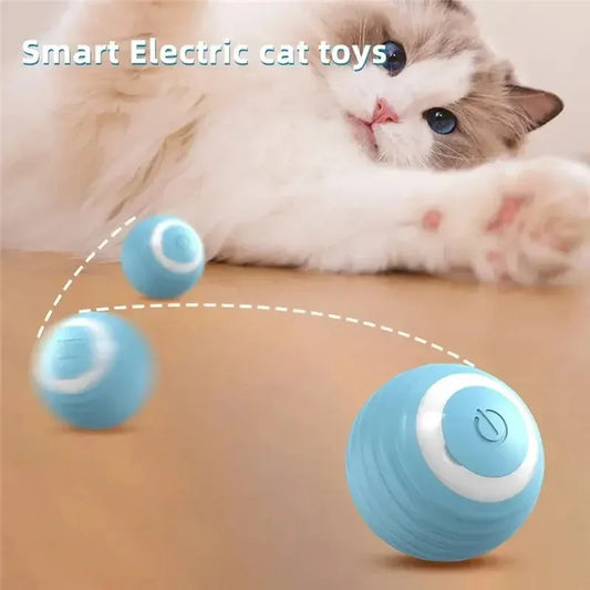 Cat Teaser Ball - Gravity Rolling Toy for Stress Relief