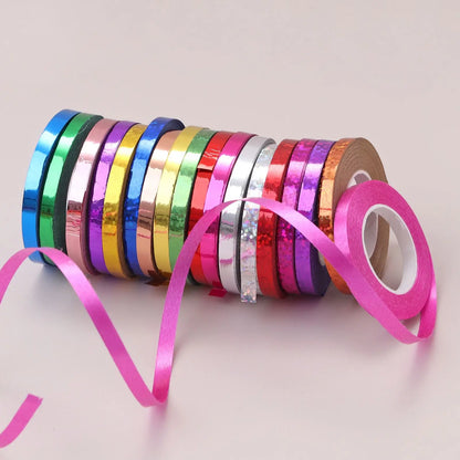 Balloon Ribbon Roll - Laser Satin Ribbons for Party Decor