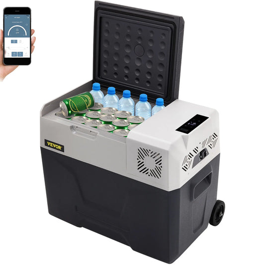 VEVOR Portable Car Refrigerator – 22L-55L Mini Freezer for Camping