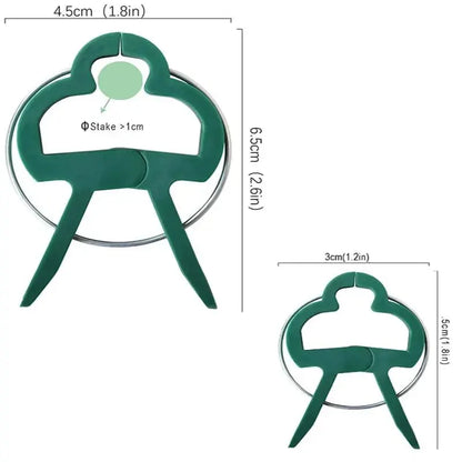 Reusable Plant Fixed Clips for Support in Greenhouses and Gardens