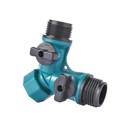 2 Way Garden Hose Splitter Garden Hose Connector with Faucet Watering