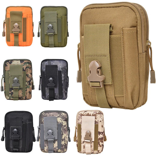 Molle Waist Pack – Men's Survival Tool Belt Pouch for Travel & Outdoor