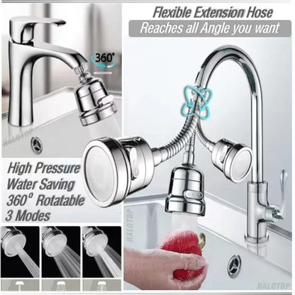 2/3 Modes Sink Faucet 360 Degree Rotation Filter