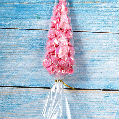 Cellophane Candy Bags with Gold Twist Ties - Party Favors