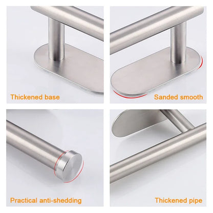 No Drilling Toilet Paper Holder SUS304 Stainless Steel