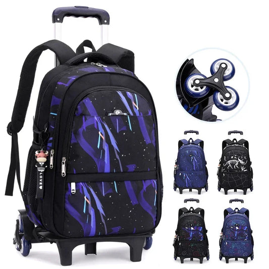 Children's Wheel Backpack | Rolling School Bag for Boys