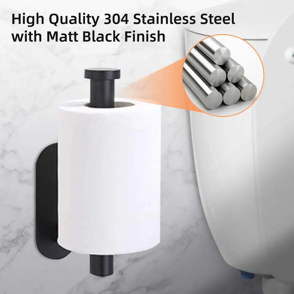 Self Adhesive Toilet Paper Towel Holder Stainless Steel