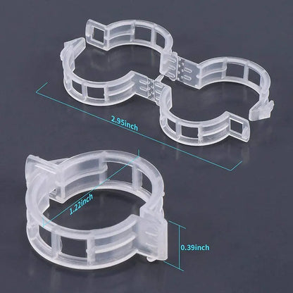 Reusable Plant Clips for Supporting Vines and Tomato Stems