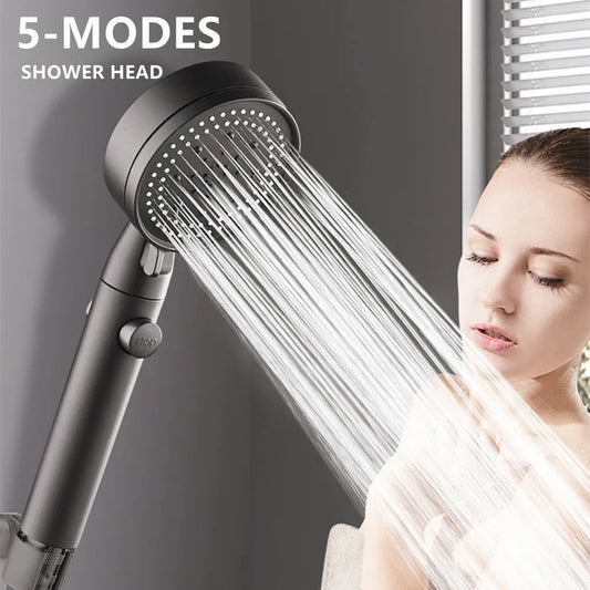 High Pressure Shower Head 5 Modes Adjustable