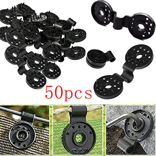 50Pcs Shade Cloth Clips Shade Fabric Clamps Grommets