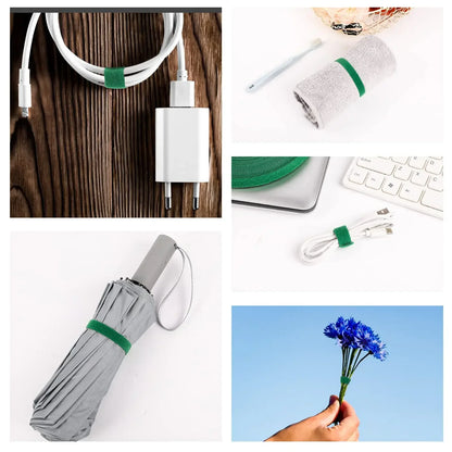 10M Cord Tie Strap Green Gardening Tape Roll Recycle and Reusable