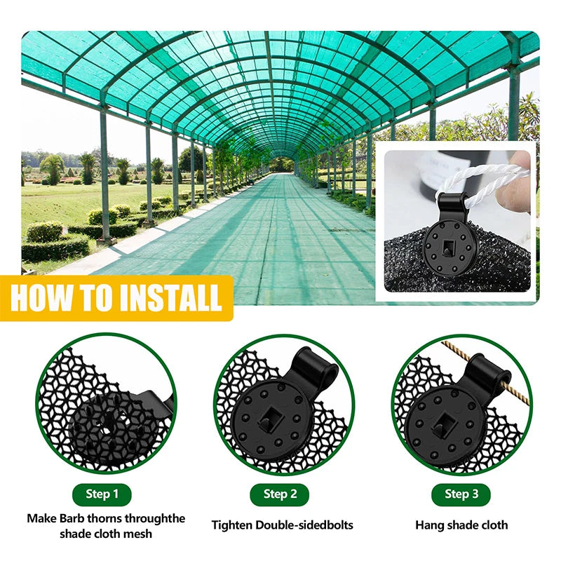 Shade Cloth Clips Shade Fabric Clamps Accessories