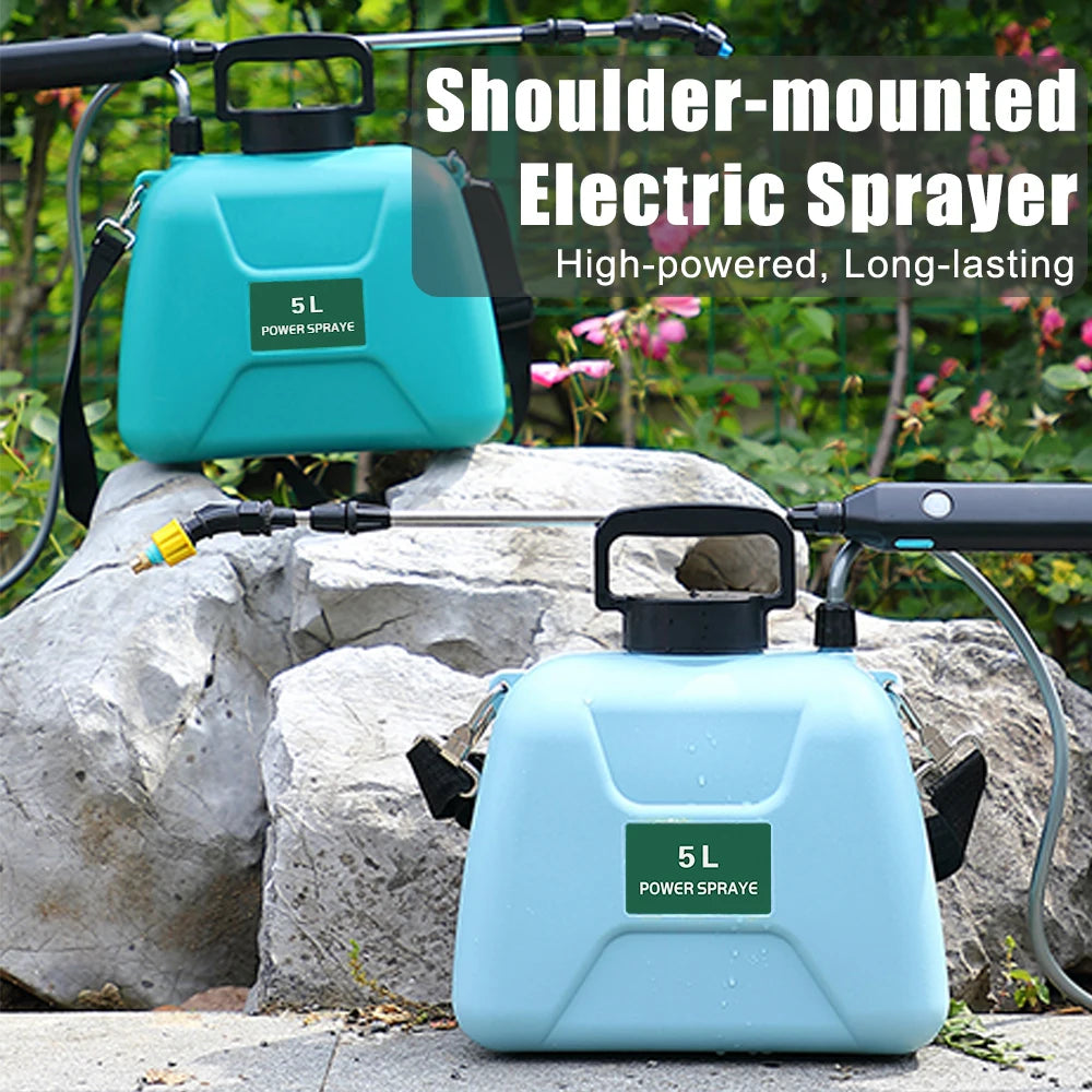 Electric 5L Garden Sprayer - USB Rechargeable Irrigation Tool