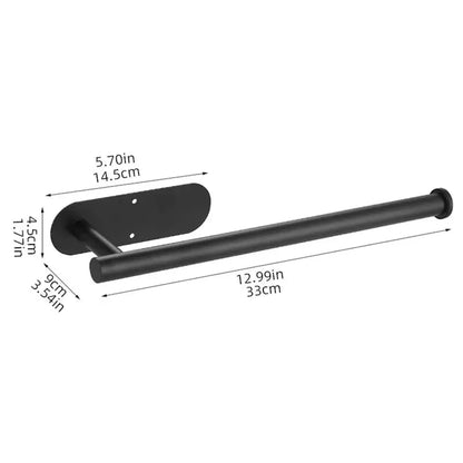 Wall Mounted Toilet Paper Towel Rack