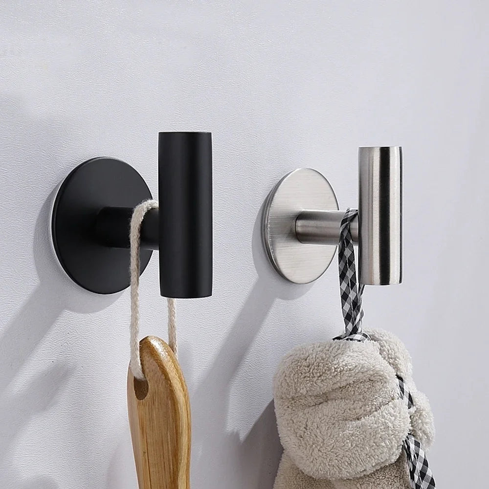 1/2PCS Adhesive Wall Hook Stainless