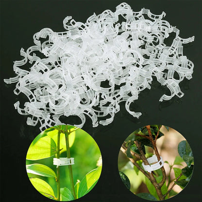 Reusable Plant Clips for Supporting Vines and Tomato Stems