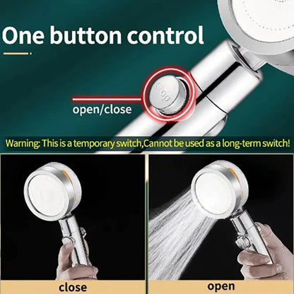 Propeller Shower Head Rainfall High Preassure