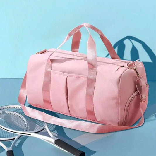 Travel Gym Bag with Wet Pocket & Shoe Compartment
