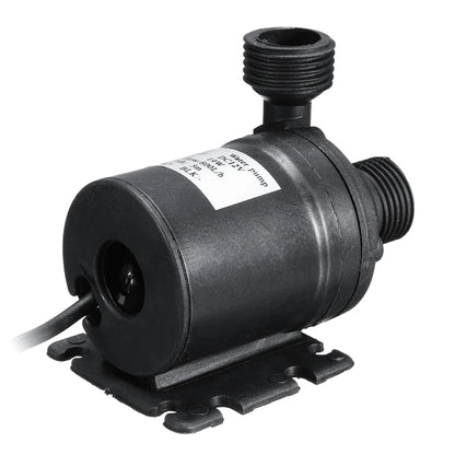 Ultra Quiet Water Pump Mini DC 12V 19W 800L/H Brushless Motor