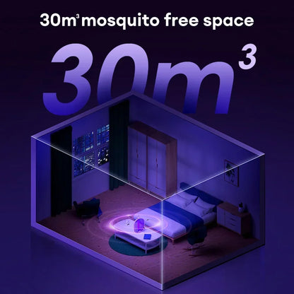 Foldable Electric Mosquito Killer Fly Swatter Trap USB Rechargeable Zapper 3000V