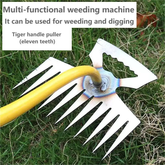 Manual Grass Pot Soil Weeding Tool - Manganese Steel Excavator