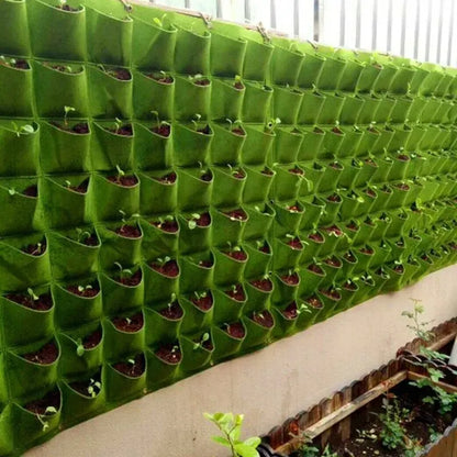 NEW Wall Hanging Pockets Planting Bags Flower Pot Home Garden