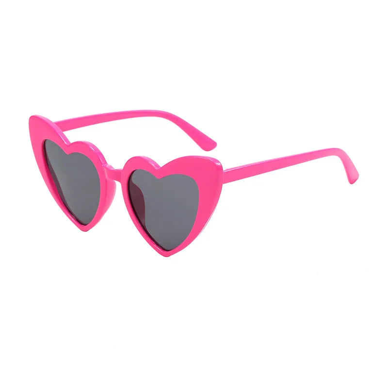 Heart Shaped Cat Eye Sunglasses - Retro Style for Women