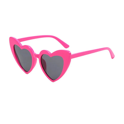 Heart Shaped Cat Eye Sunglasses - Retro Style for Women
