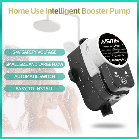 AISITIN Booster Pump Brushless Water Pump 16m 24v  IP56 Heater