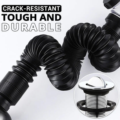 Flip Top Anti-Odor Drain Pipe Set Kitchen Sink Drain