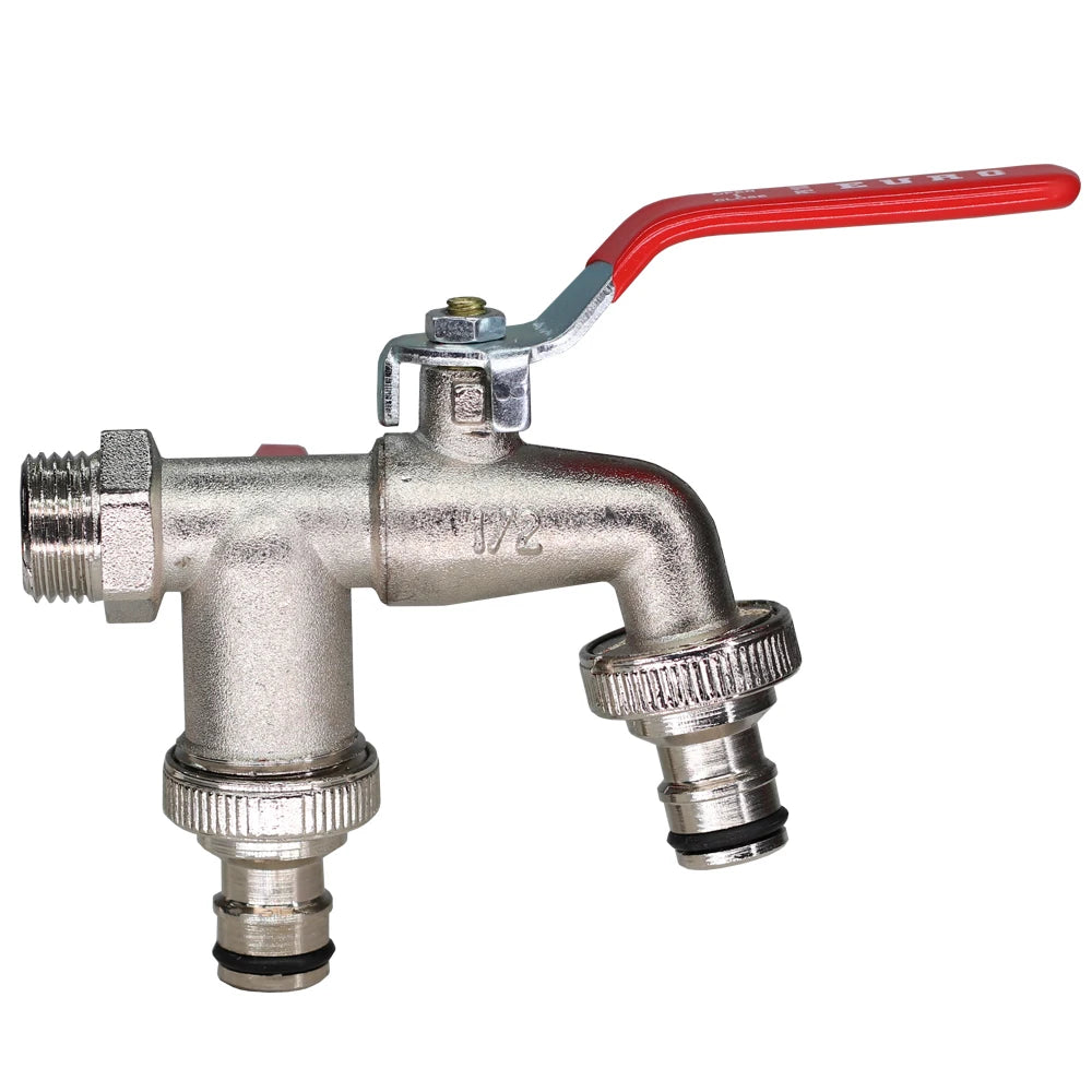 Brass Garden Faucet with Easy Turn Lever Handle - 1/2