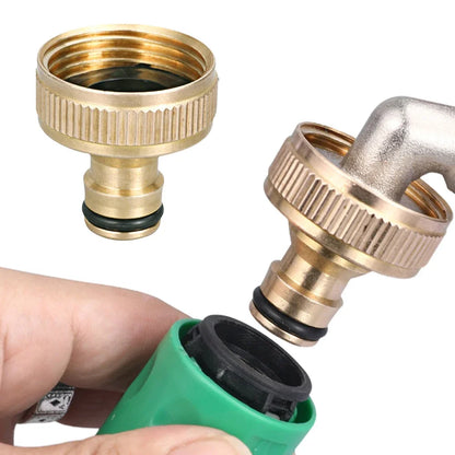 2Pcs 3/4" To 1/2" Thread Connector Faucet Hose