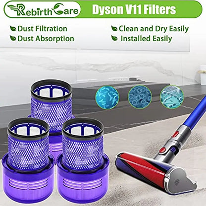 Washable Dyson V11 V15 filter Hepa Filter Vacuum cleaner
