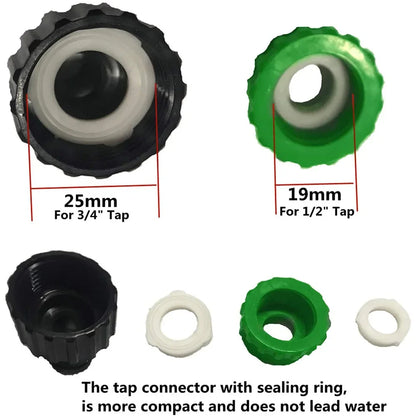 Garden Watering Hose ABS Quick Connector 1/2” End Double Male Hose
