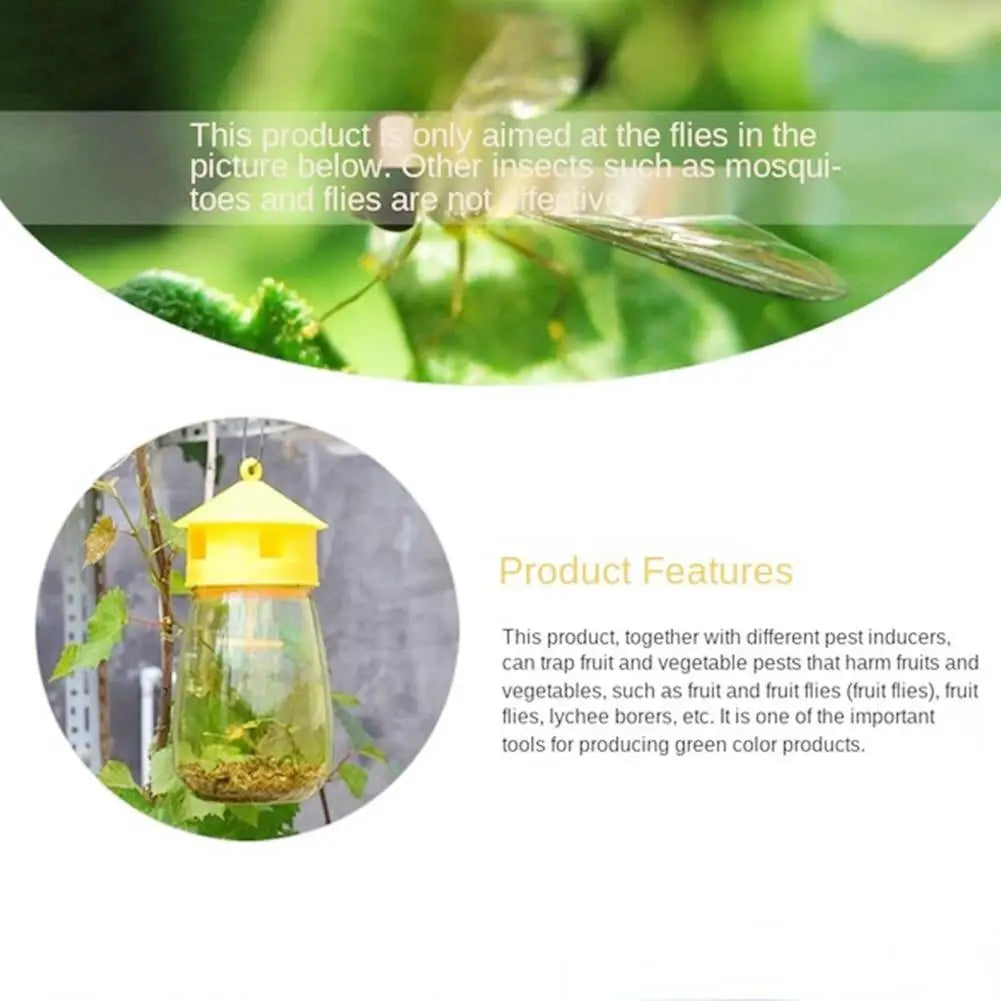 Fruit Fly Trap Killer Yellow Plastic Drosophila Trap Pest Control Products