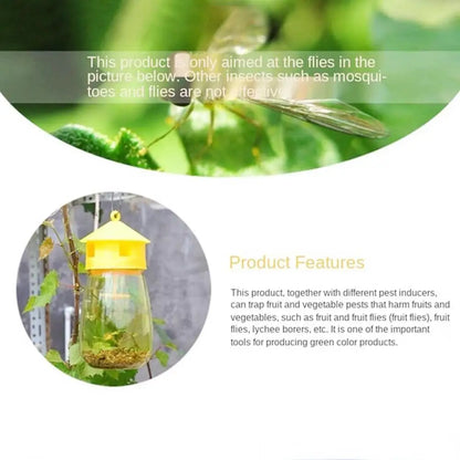 Fruit Fly Trap Killer Yellow Plastic Drosophila Trap Pest Control Products