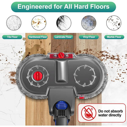 Electric mop head brush With Water Tank for Dyson