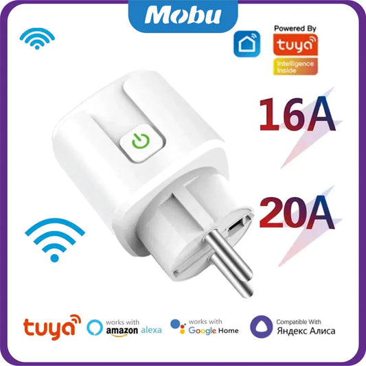 Smart Socket EU 16A/20A - WiFi Plug for Alexa & Google Home