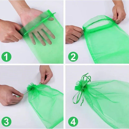50/100pcs Grape Protection Mesh Bags for Pest Control