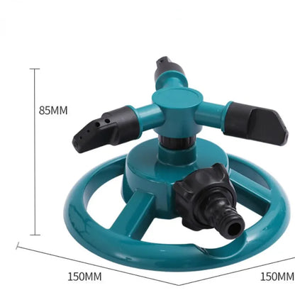 360° Automatic Rotating Sprinkler Nozzle for Lawn Irrigation