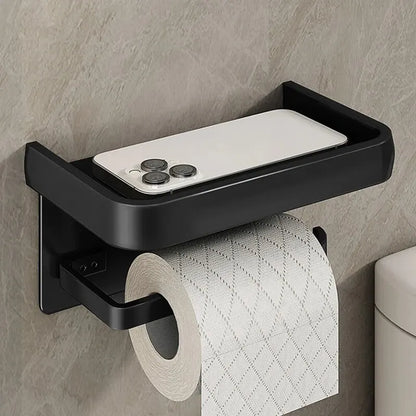 Aluminum Alloy Toilet Paper Holder Tissue Rack