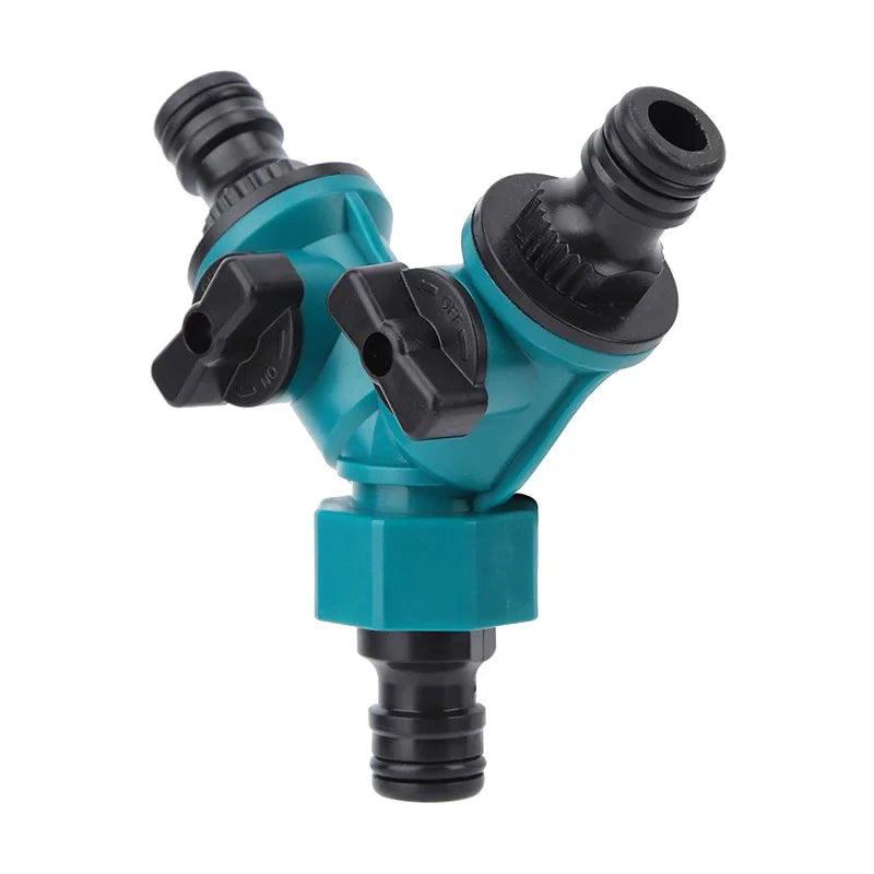2 Way Garden Hose Splitter Garden Hose Connector with Faucet Watering